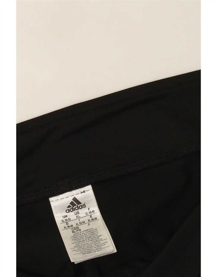 Leggings Adidas Climalite Capri da donna UK 20/22 XL poliestere nero