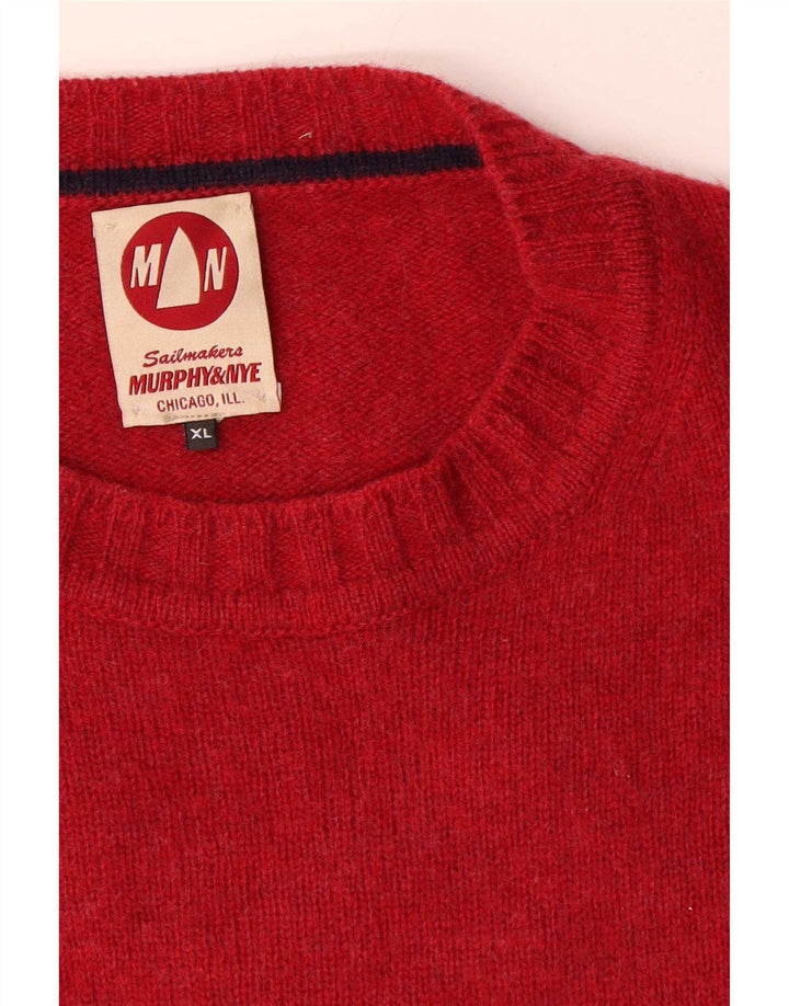 Maglione maglione girocollo da uomo Murphy & Nye XL rosso