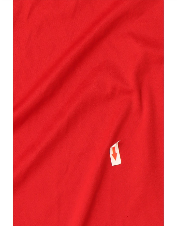 T-shirt da uomo Adidas Top grande rossa in poliestere