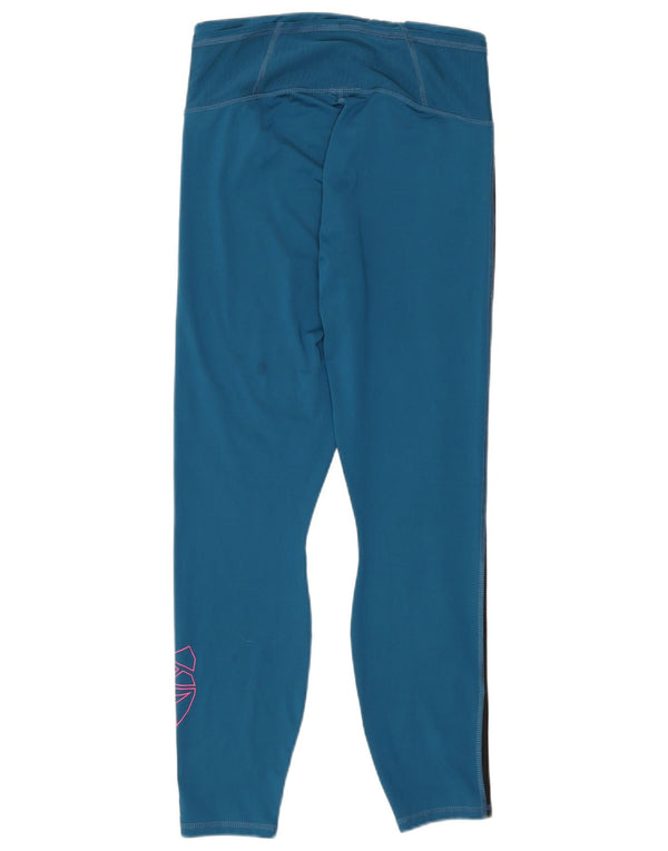 Leggings grafici da donna Puma UK 12 Poliestere color block blu medio