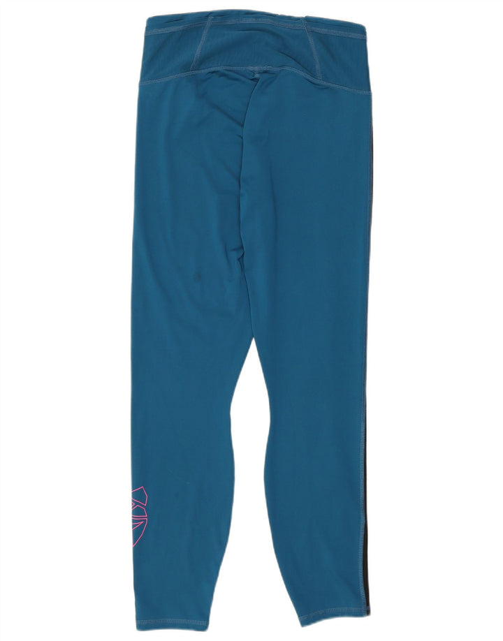 Leggings grafici da donna Puma UK 12 Poliestere color block blu medio