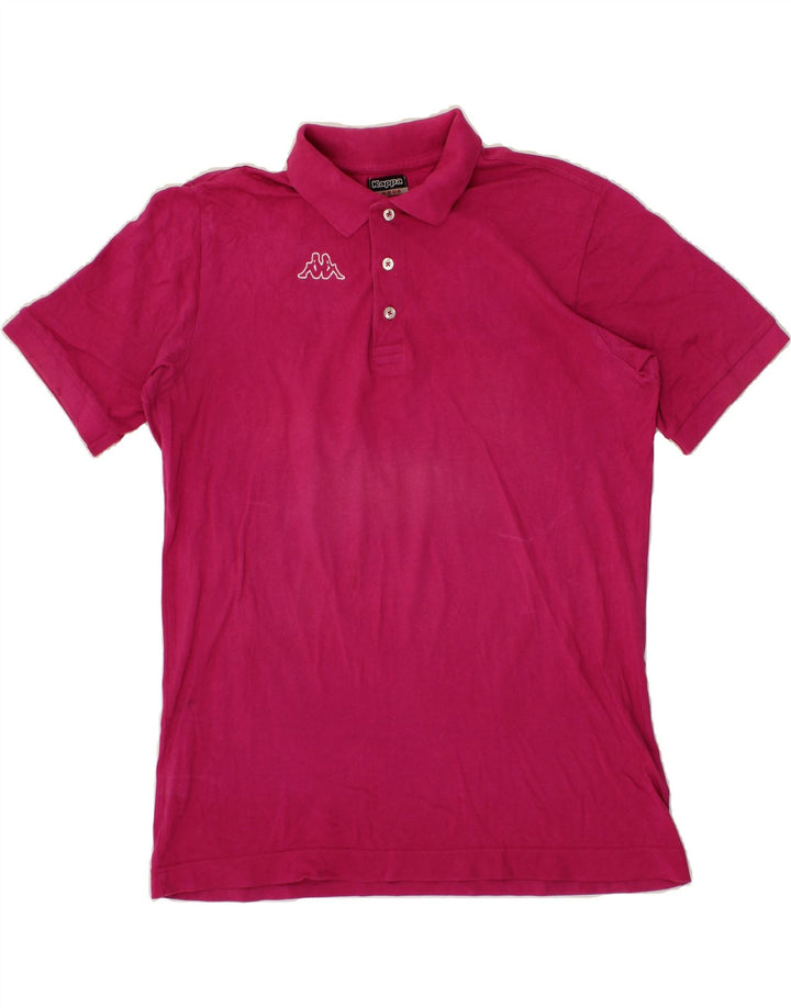 KAPPA Mens Polo Shirt Large Pink Cotton Vintage Kappa and Second-Hand Kappa from Messina Hembry 