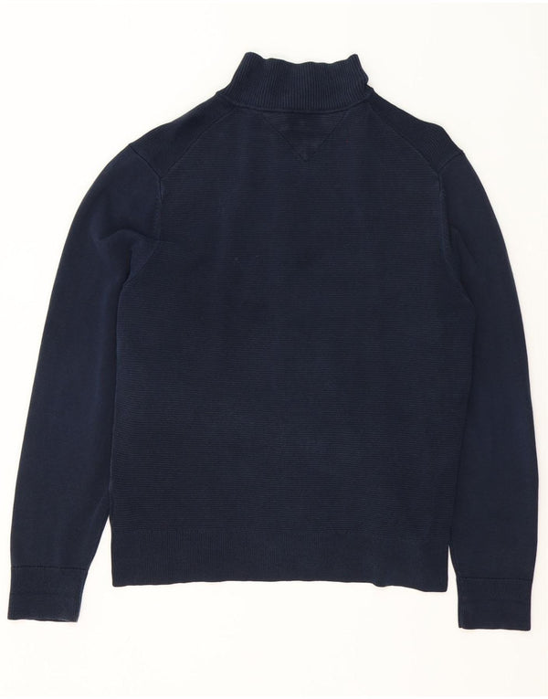 Maglione cardigan da uomo Tommy Hilfiger XL cotone blu navy