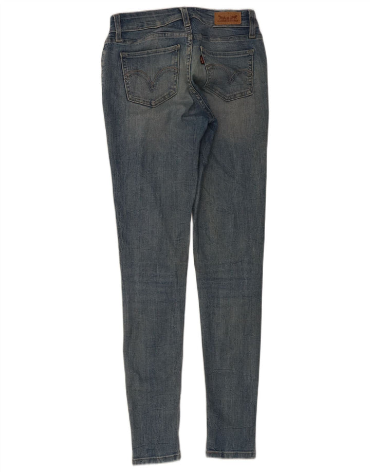 Jeans skinny legging da donna LEVI'S W26 L30 cotone blu