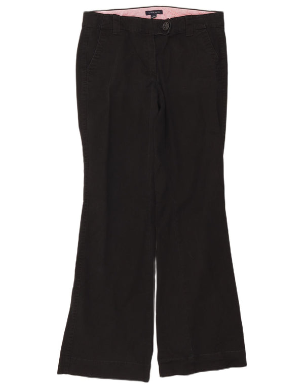 Tommy Hilfiger Pantaloni chino bootcut da donna US 8 Medium W30 L32 Nero
