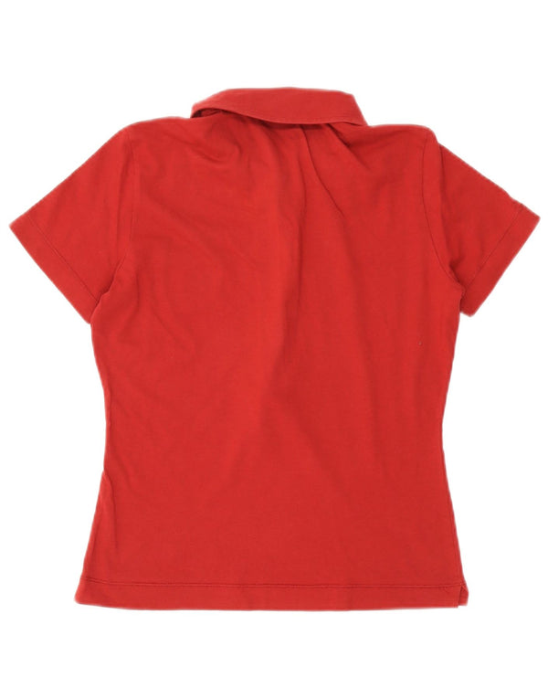 Polo da donna Sergio Tacchini UK 14 Borgogna media