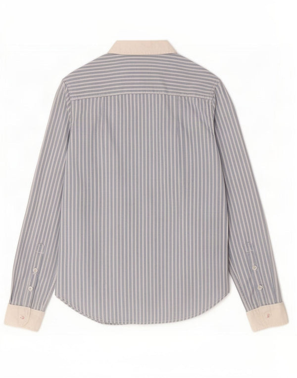 Camicia da donna Gas UK 12 Cotone gessato blu medio