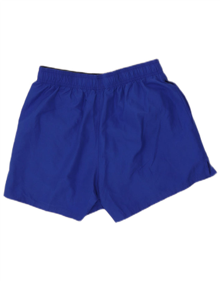 Pantaloncini sportivi Nike da uomo in poliestere blu medio