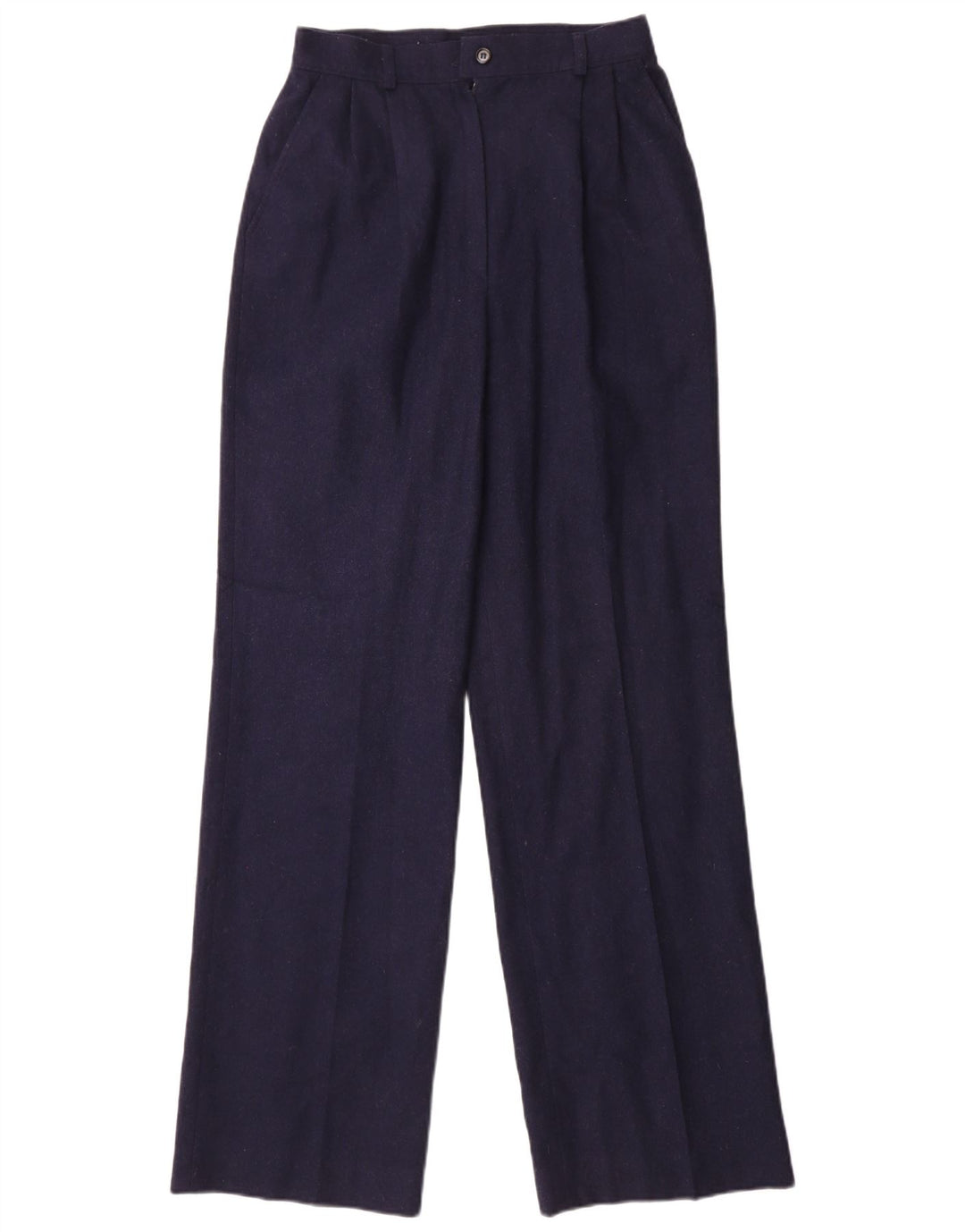 Pantaloni chino con pegged da donna Pendleton W26 L32 in lana vergine blu navy