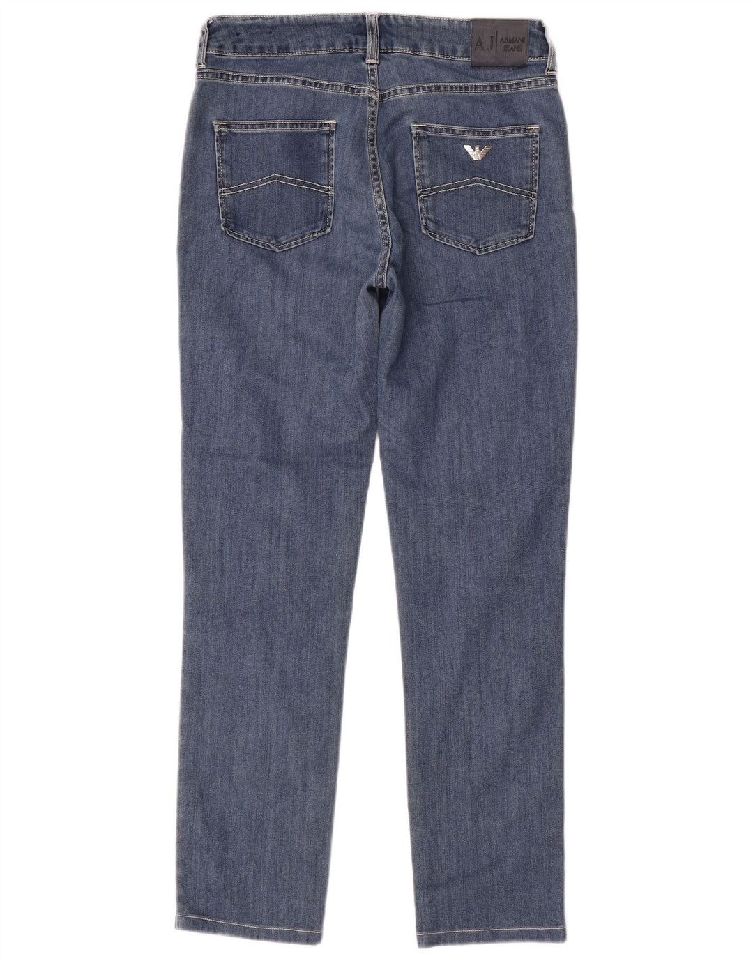 Jeans slim da donna Armani W28 L28 cotone blu navy