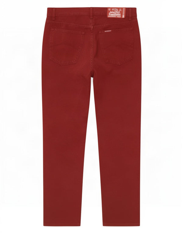 Jeans dritti da uomo Carrera 700 W33 L30 cotone marrone