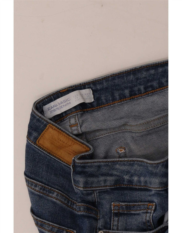 Jeans slim da donna Zara EU 34 2XS W24 L26 Blu