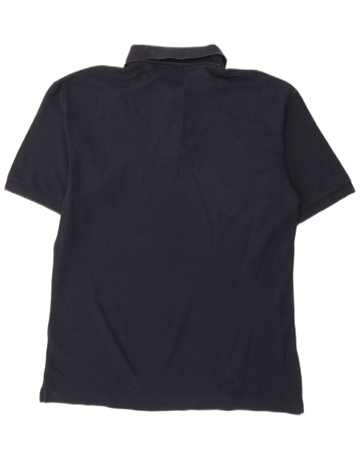 Polo da uomo Fila in cotone blu navy medio