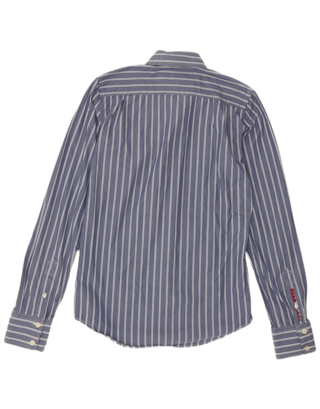 Camicia da uomo Superdry in cotone a righe blu medio
