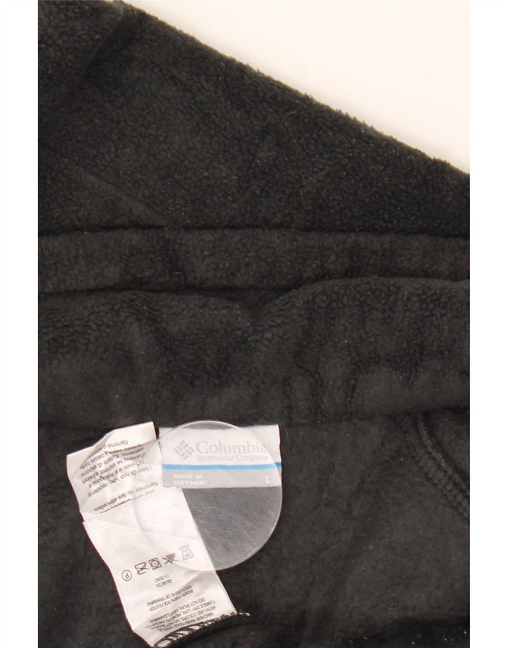 Giacca in pile da donna COLUMBIA UK 16 grande poliestere nero