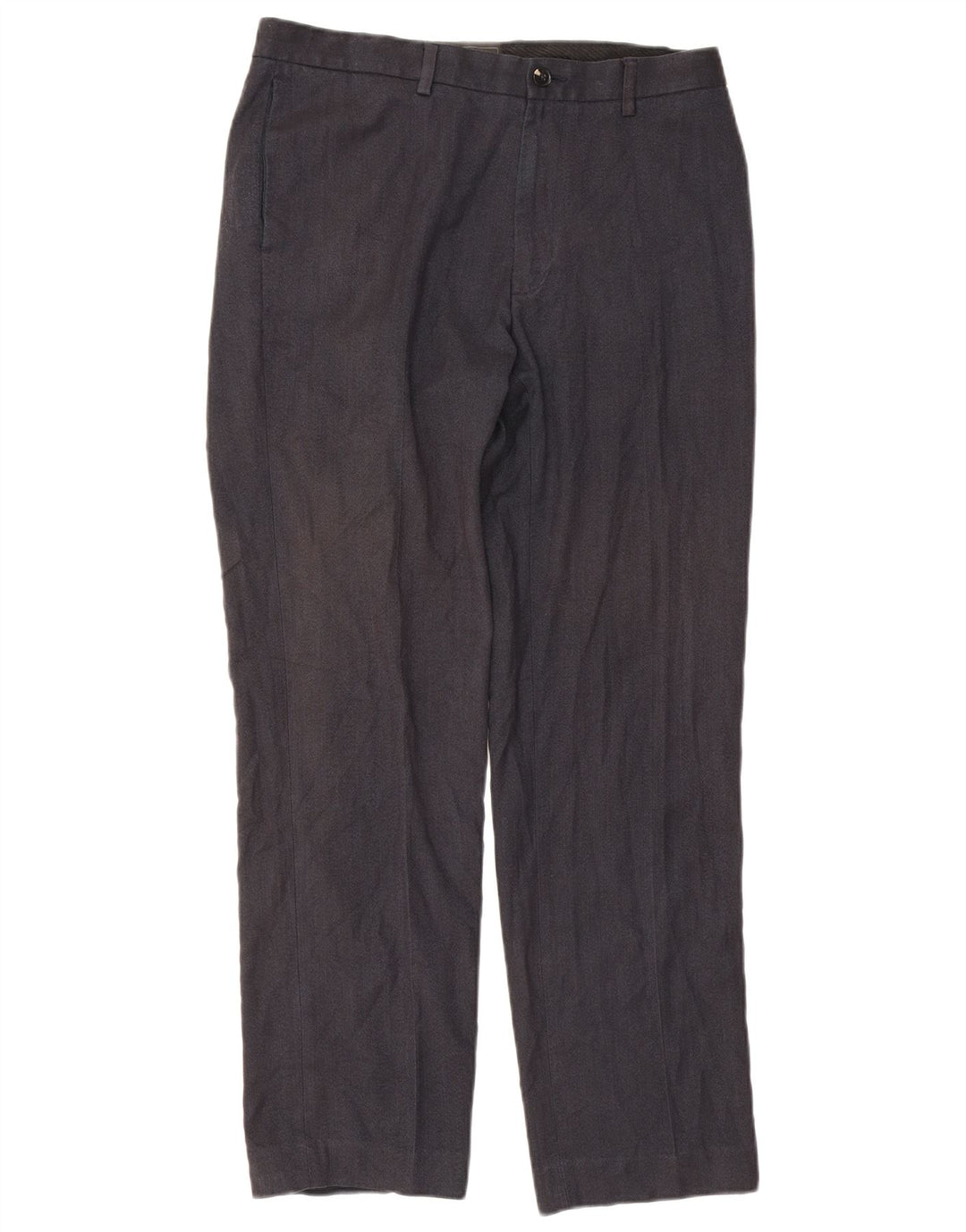 Pantaloni casual da uomo Marks & Spencer vestibilità regolare W34 L31 Blu Navy