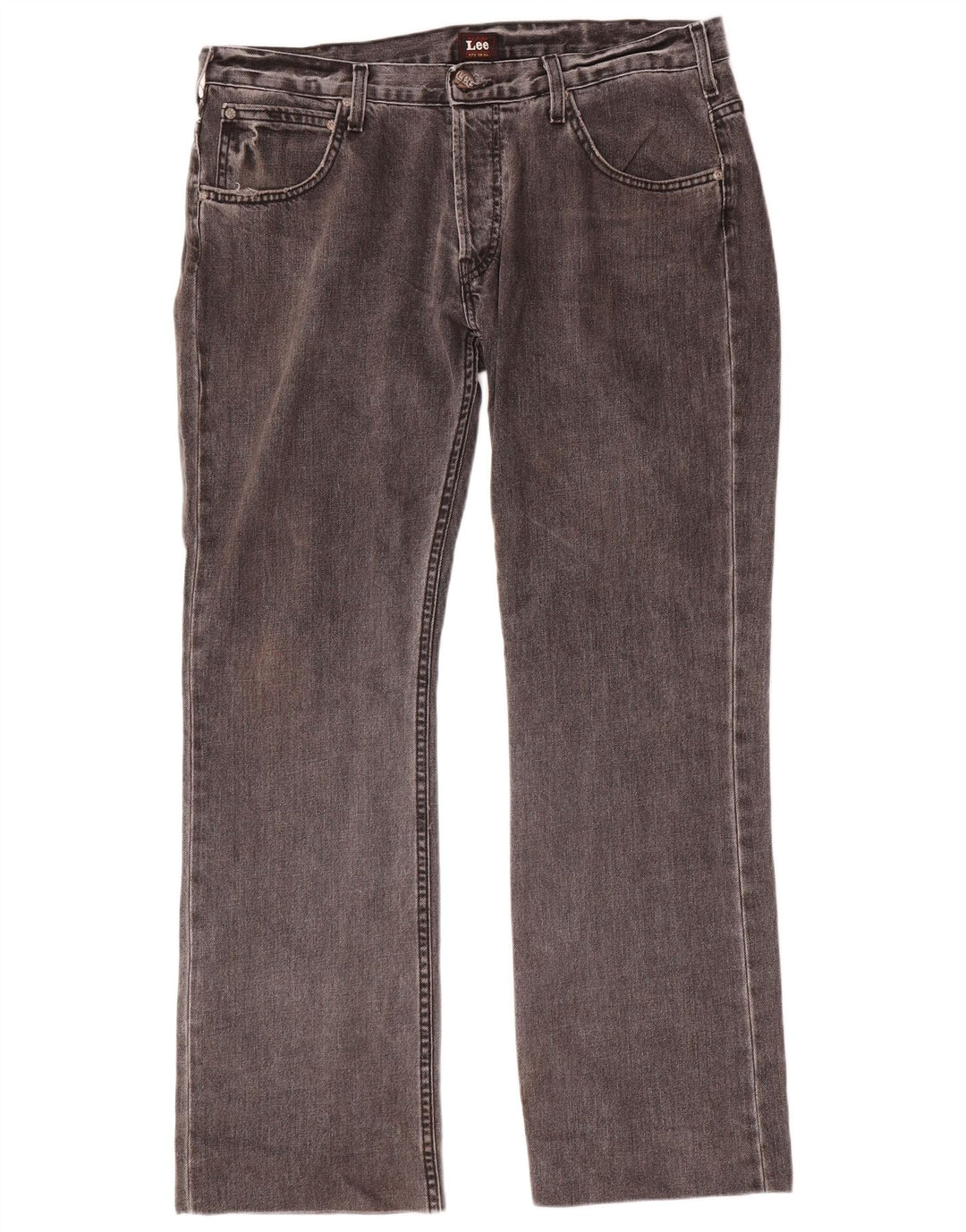 Jeans dritti Lee Knox da uomo W36 L32 cotone grigio