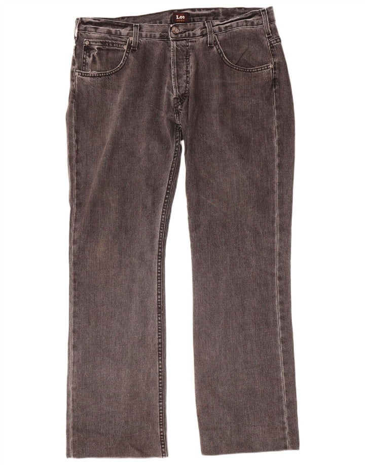 Jeans dritti Lee Knox da uomo W36 L32 cotone grigio