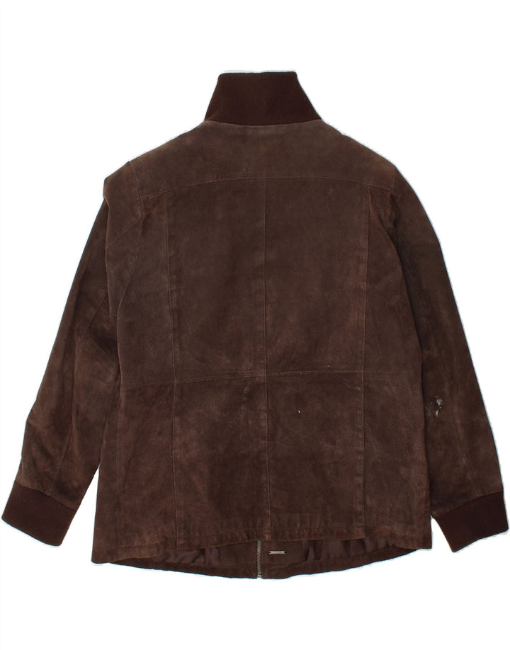 PACO Mens Suede Jacket UK 40 Large Brown Leather Vintage Paco and Second-Hand Paco from Messina Hembry 