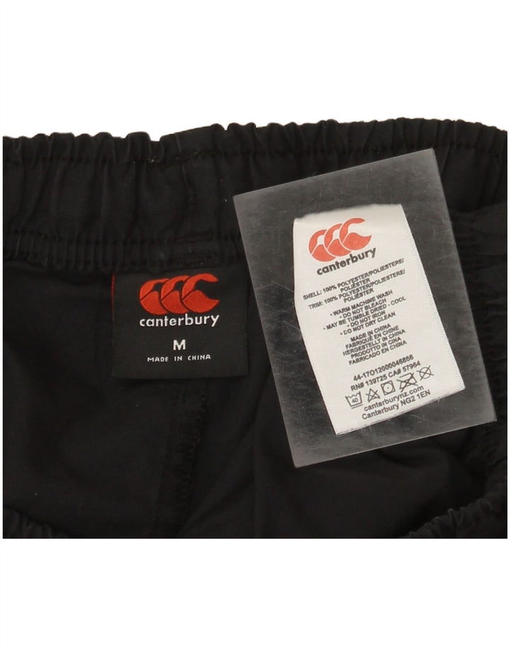 Pantaloncini sportivi da uomo Canterbury medio nero in poliestere