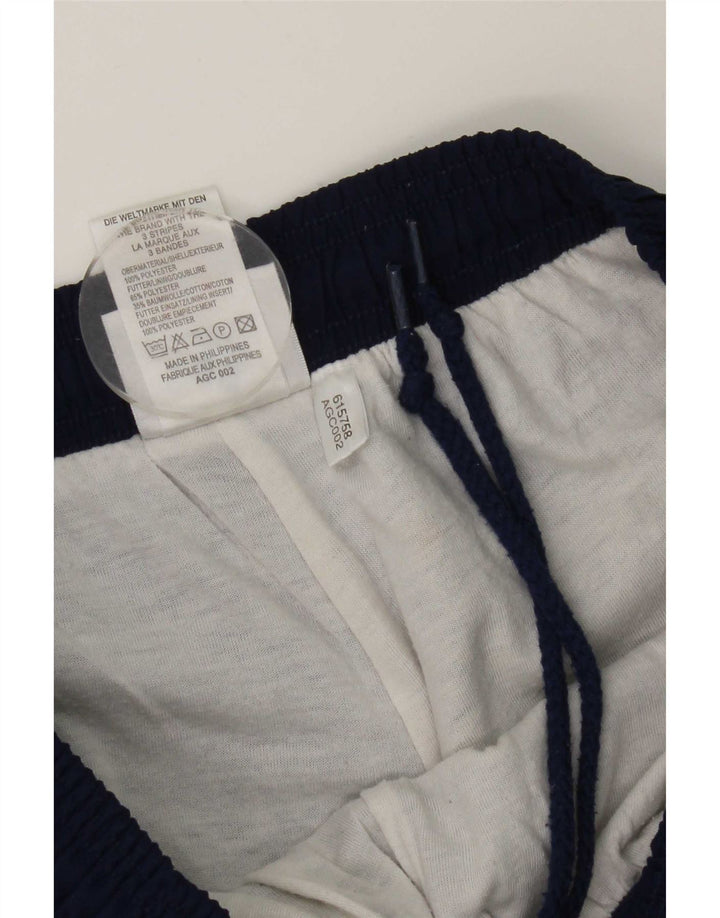 Pantaloni da tuta da uomo Adidas Joggers medi in poliestere blu navy