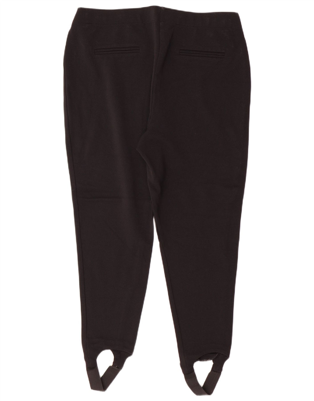 Pantaloni con staffa da donna MARKS & SPENCER UK 20 2XL W34 L28 Poliammide nera