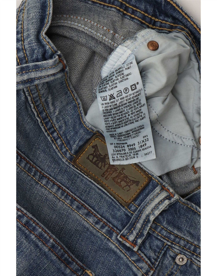 Jeans Bootcut da donna Levi's W31 L32 in cotone blu