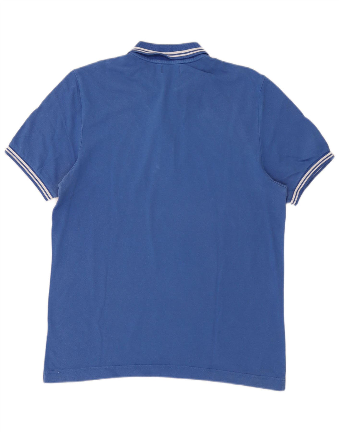 Polo Kappa da uomo a righe blu medio
