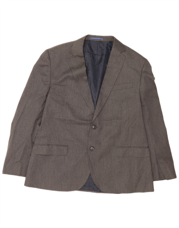 Giacca blazer a 2 bottoni da uomo Marks & Spencer IT 42 XL poliestere grigio