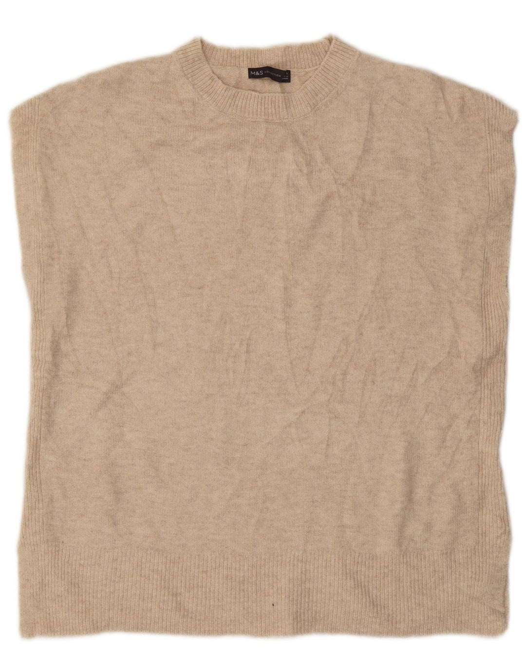 Canotta da donna Marks & Spencer UK 16 Large Beige Acrilico