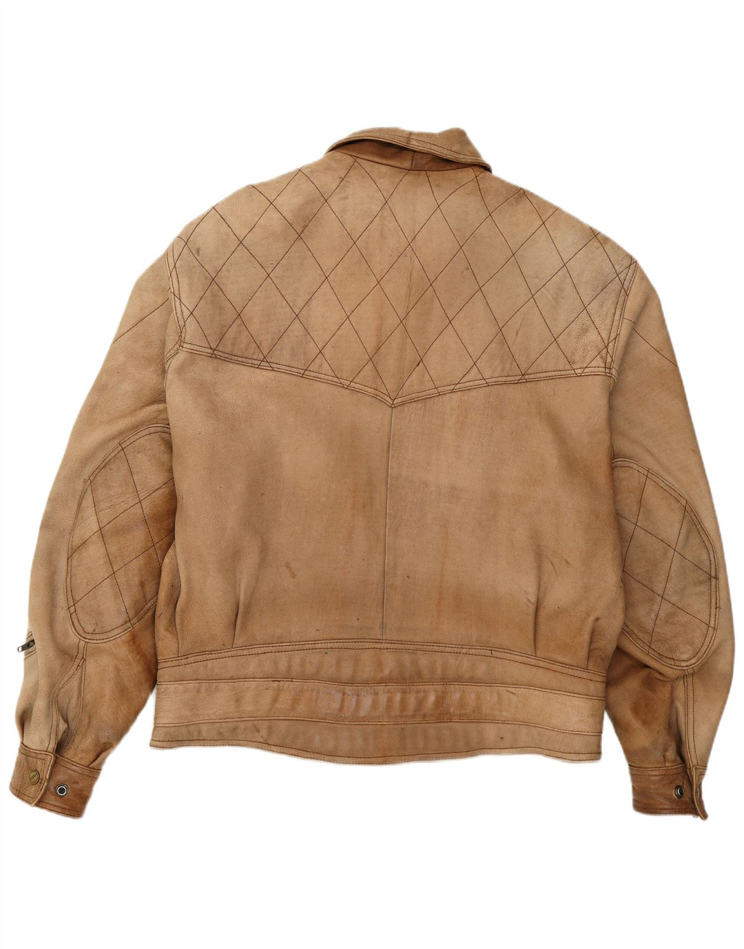 Giacca in pelle da uomo Schuh UK 42 XL in pelle marrone