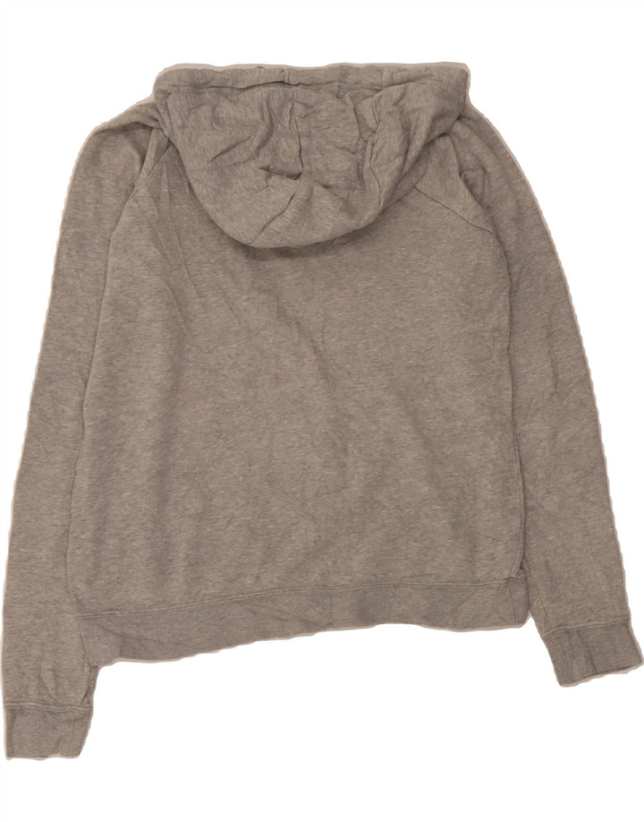 NIKE Womens Oversized Hoodie Jumper UK 10 Small Grey Cotton Vintage Nike and Second-Hand Nike from Messina Hembry 