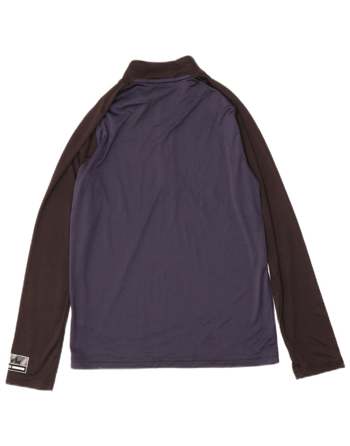 Top della tuta pullover da ragazzo PUMA 11-12 anni color block blu navy