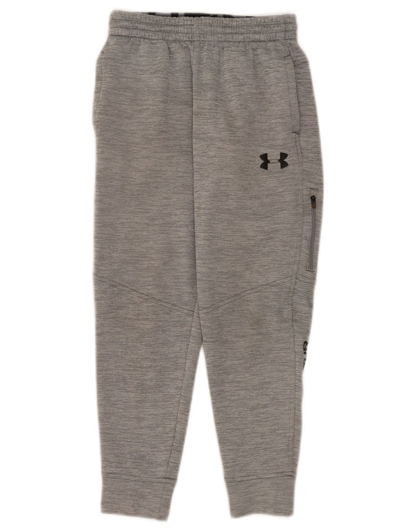 Pantaloni da tuta con grafica da ragazzo Under Armour, pantaloni da jogging, 9-10 anni, grigio medio