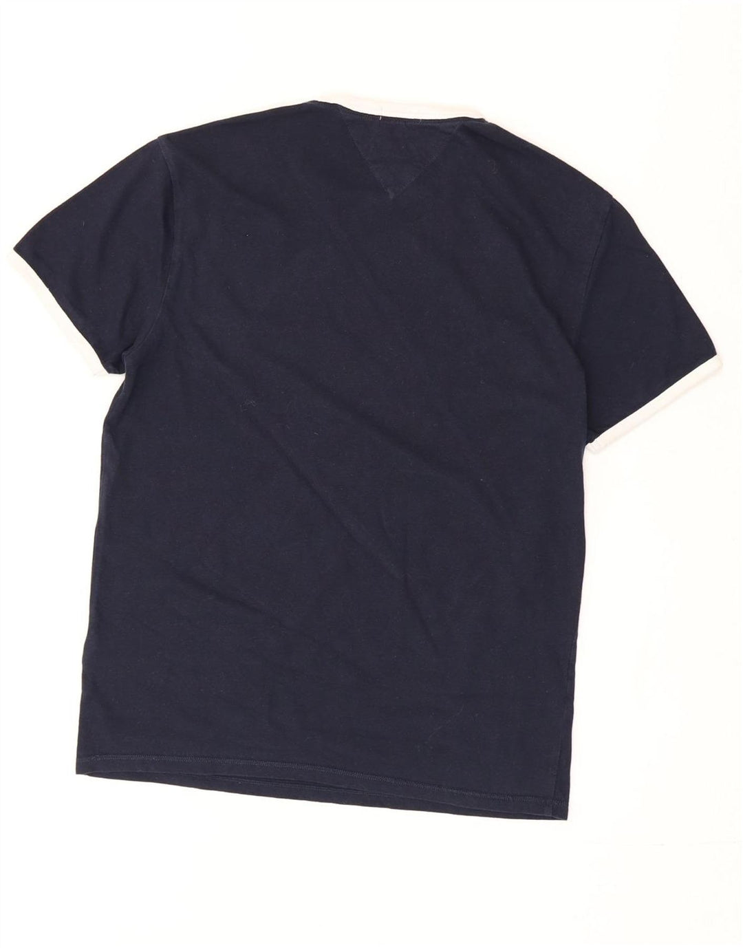 T-shirt da uomo vestibilità regolare Tommy Hilfiger Top Small in cotone blu navy