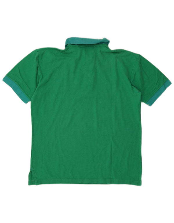 Polo da rugby da uomo Best Company in cotone verde medio