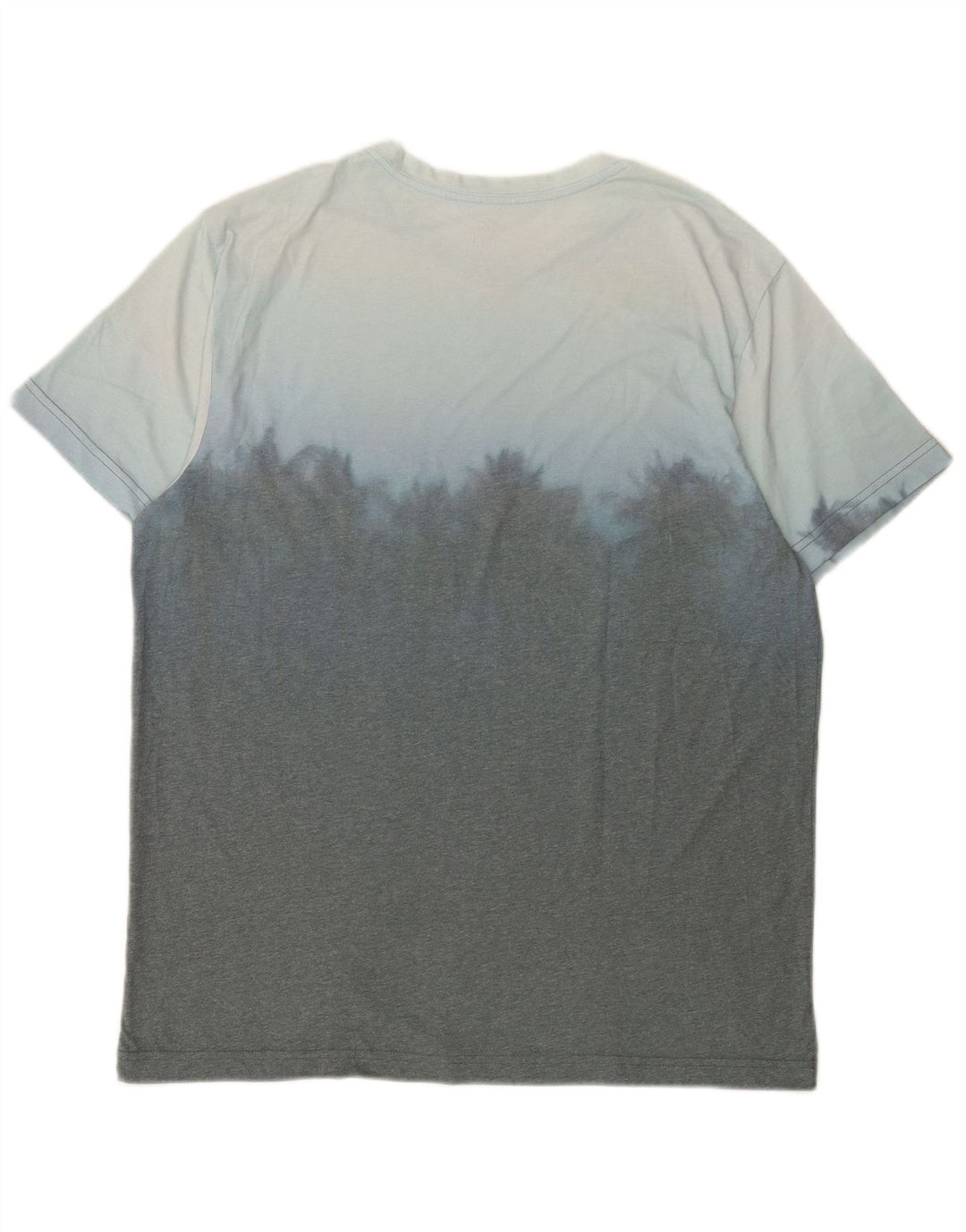 T-shirt da uomo Hurley Top grande in poliestere color block blu