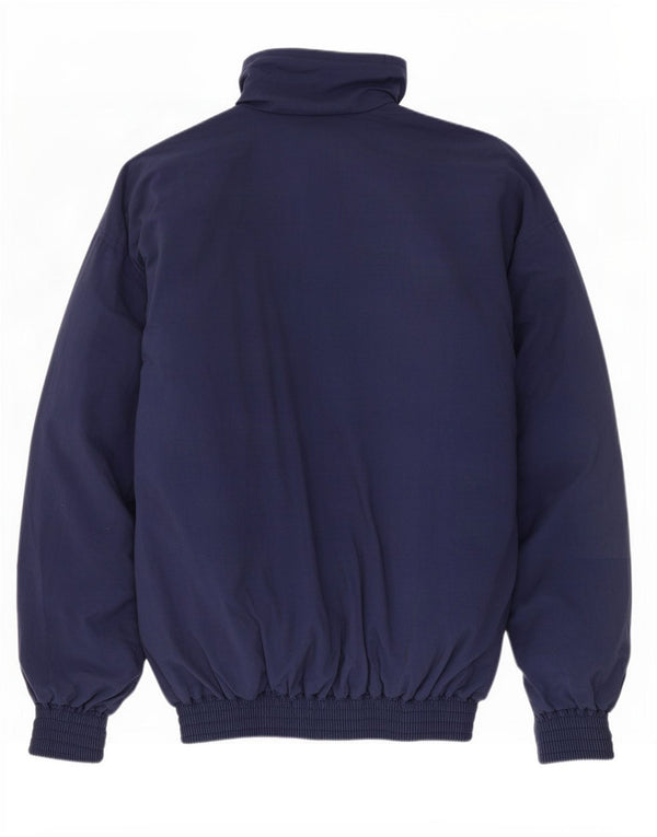 Giubbotto bomber vintage da uomo UK 44 2XL Blu navy
