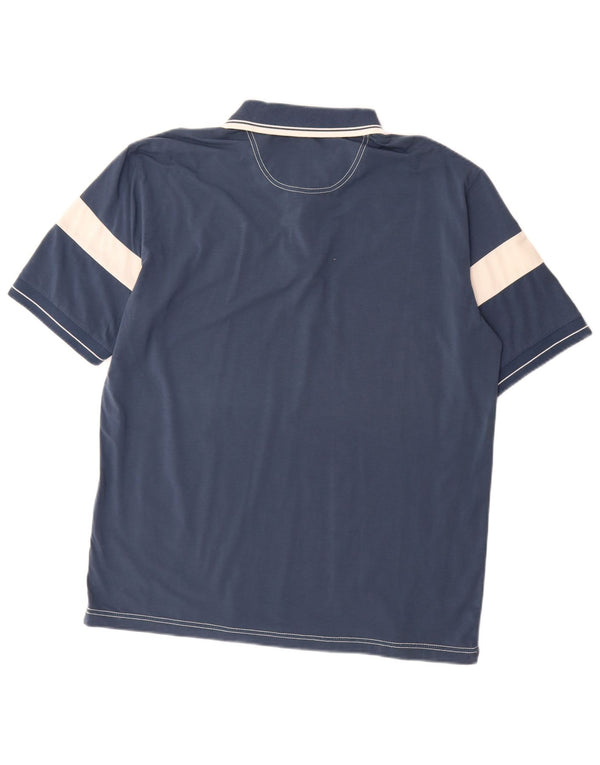 Polo Uomo EMPORIO ARMANI 3XL Cotone Colourblock Blu