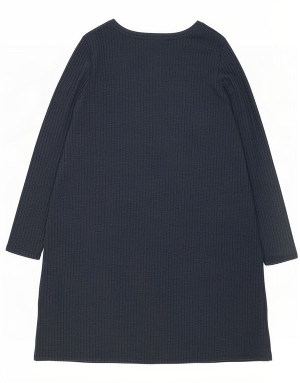 Abito maglione da donna Marks & Spencer UK 16 Grande poliestere blu navy