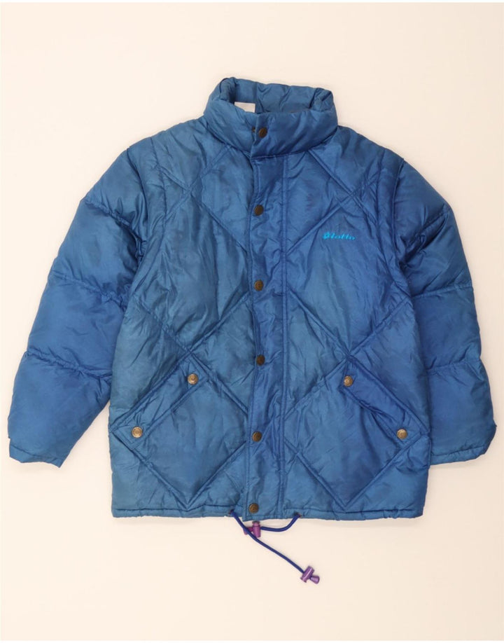 LOTTO Boys Padded Jacket 15-16 Years XL Blue Nylon Vintage Lotto and Second-Hand Lotto from Messina Hembry 