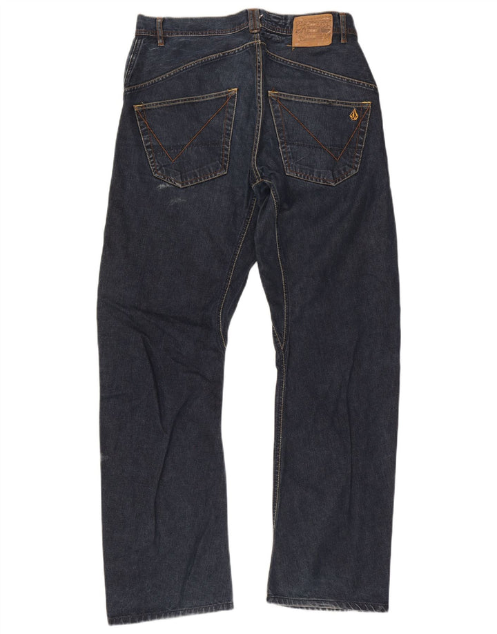 Jeans dritti da uomo Volcom W32 L31 cotone blu navy