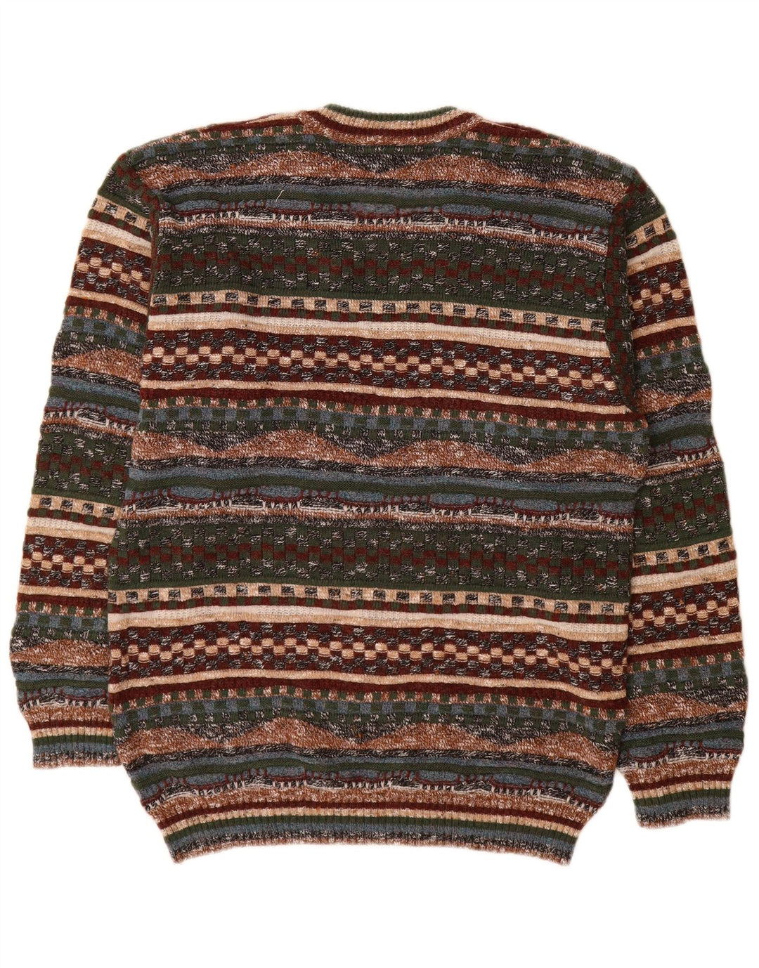 Maglione da uomo con scollo a V GARDEUR medio multicolore geometrico