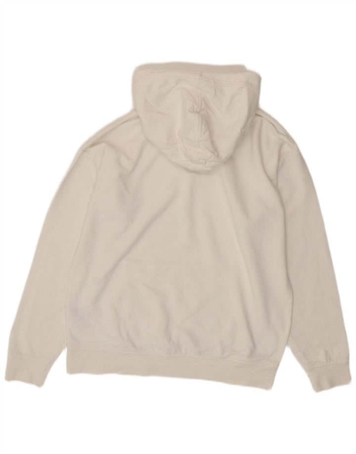 Maglione con cappuccio dalla vestibilità comoda C&A da uomo, piccolo, in cotone bianco