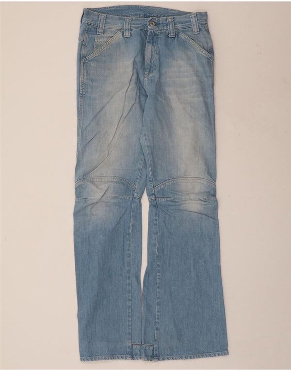 G-STAR Mens Comwood Flared Jeans W33 L34 Blue Cotton