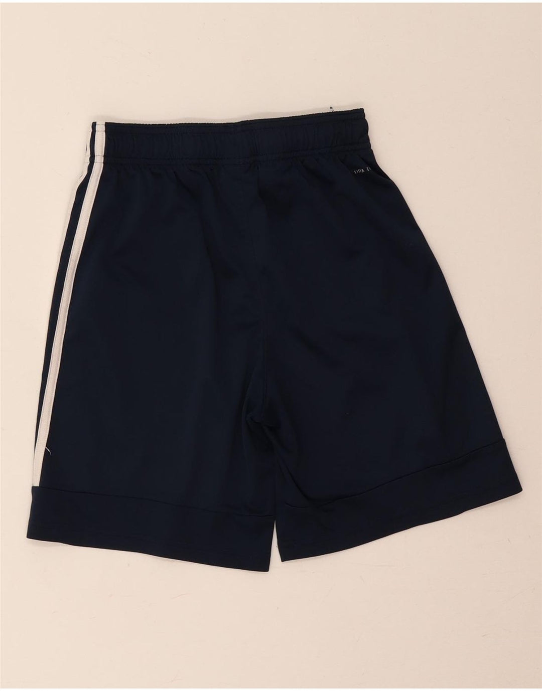 Pantaloncini sportivi Adidas Climalite da ragazzo 13-14 anni in poliestere blu navy