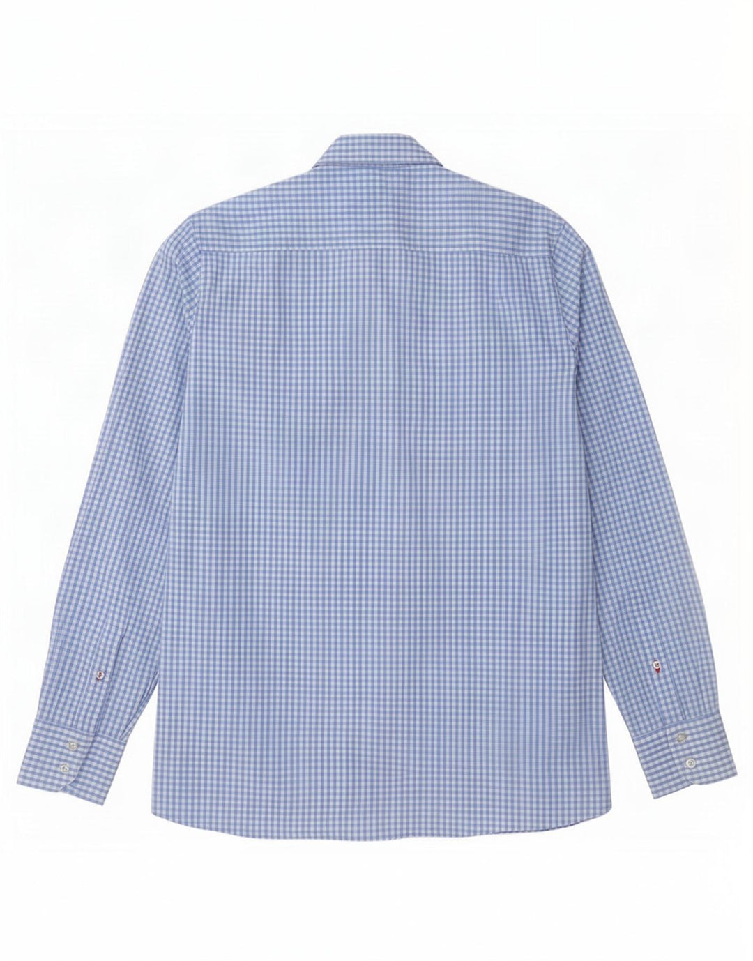 Camicia da uomo Tommy Hilfiger piccola in cotone a quadretti blu