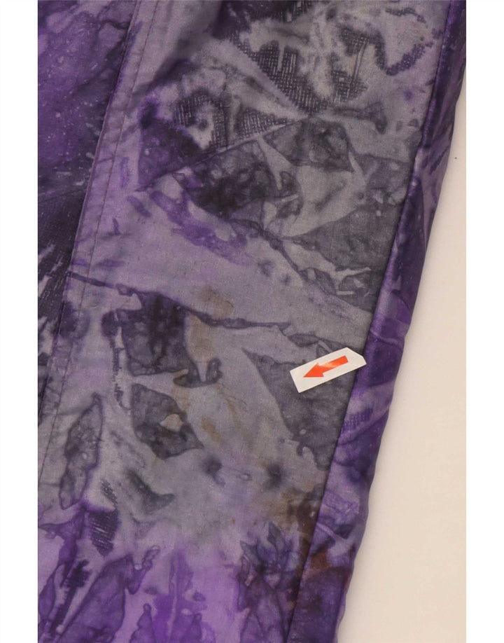 Tuta da sci oversize da donna con motivo astratto Alasca IT 38 XS Viola