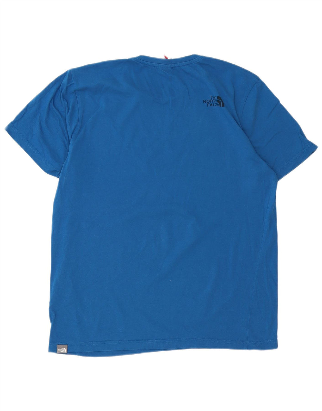THE NORTH FACE T-shirt da uomo Top grande in cotone blu