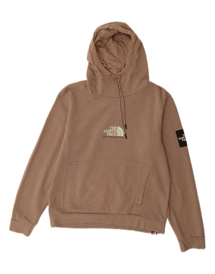 Felpa con cappuccio da uomo The North Face in cotone beige medio